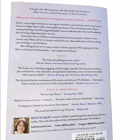 The switch by Beth O’Leary paperback book - Picture 2 of 4